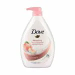 Dove Rebalancing Go Fresh Body Wash, White Peach and White Tea Scent, Microbiome Gentle, 33.8 Ounce Pump Bottle