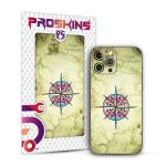 PROSKINS Pirates Maps 3D Textured Mobile Back Skin/Sticker Only for Oppo F19 Pro Plus 5G