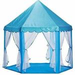 Maanit Blue Hexagon Castle Play Tent with Mosquito Net