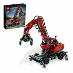 LEGO Technic Material Handler 42144 Crane Model Building Kit (835 Pieces)