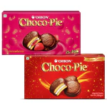 Orion Original Choco pie and Strawberry Chocopie Gift Pack Combo 40 Pcs
