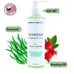 VITAMINS AND SEA BEAUTY Gel Face Cleanser with Seaweed Rosehip Oil for All Skin Types | Hydrating, Pore Refining Formula with Vitamin C & E and Sea Minerals | 237 ML