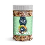 The Good Stuff Seed Mix - 7 in 1 | Premium Superfood Healthy Snacks | Protein, Iron, Dietary Fibre Rich | Roasted, Unsalted | Pack of 1 - 300g