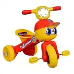 Panda Multicolor Plastic Tricycle For Kids