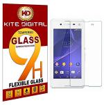 Kite Digital Sony Xperia E3 Premium Tempered Glass Screen Protector Slim 9H Hardness 2.5D