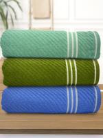 Athom Living Diagonal Stripe Terry Towel Pack of 3