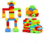 Vastate Assembling Block, Building Unbreakable Toy Set Assembly Game for Kids Boys and Girls(60 Pieces)