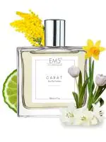 EM5 Carat Perfume for Women Eau De Parfum Strong & Long Lasting Fragrance Fresh Green Powdery, 50 ml