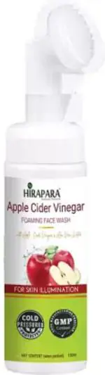 HIRAPARA Apple Cider Vinegar Foaming with Built-In Foaming Face Brush- 150ml