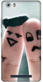 aadia Gionee Marathon M5 Lite Matte Vinyl Love Printed Mobile Skin Sticker with Scratch Resistant Lamination