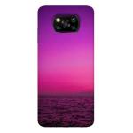 MobiEra Poco X3 Pro Magenta Sea Wallpaper Plastic Designer Printed Hard Case Cover