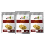 90's MILL Cuttack Champa Kadali Banana Namkeen Snack Chips wafers | Farali Banana Chips Made In Ground Nut Oil With Goodness Of Malabar Black Pepper And Himalayan Pink Rock Salt-1Kg*3Pack