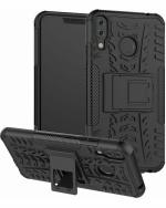 A ACCESSORIES KART Asus Zenfone 5z Black Polycarbonate Dazzle Back Cover with Kick Stand (Pack of 106)