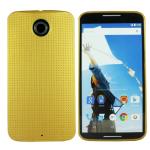 Heartly Google Nexus 6 Tpu Gold Back Case Cover