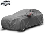 Auto Hub Tata Bolt Car Cover with Mirror Pocket, Waterproof Layers, Car Cover Bolt Waterproof - Taiwan Grey