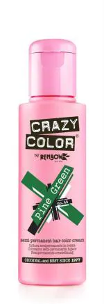 Crazy Color Pine Green Semi Permanent Hair Colour, 100 ML