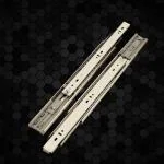 Harrison Telescopic Ball Bearing Soft Closing Slide 0837 | Drawer Channel Steel | 18 inch Soundless Modular Kitchen Drawer Slides | Rust Free | Load Bearing Capacity 35 kg | Furniture Hardware