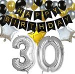 Festiko 30th Birthday Combo For Birthday Decoration And Birthday Parties