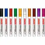 SONI OFFICE MATE Ceramic Markers-(10 Marker) (Set of 10, Multicolor)