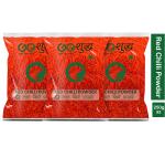 Goshudh Lal Mirch Powder 750 g (250g X 3 Pack) Red Chilli Powder