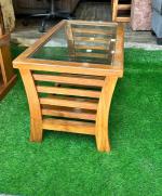 SS SIDDIQUI SOLUTIONS COFFEE TABLE WITH GLASS COVER