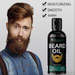 KURAIY Men Fast Beard Growth Oil Natural Beard Growth Enhancer Thicker Oil Nourishing Leave-in Conditioner Beard Care Product