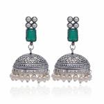 Eivri Latest Fashion Jewellery Jhumka For Women & Girls Oxidised Organiz Artificial Traditional wedding party earrings for Rakhi Gift
