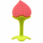 BBYARAJ Baby Toy Textured Silicone BPA-Free Non Toxic Toddler and Infant Teething Toys - Pack of 1