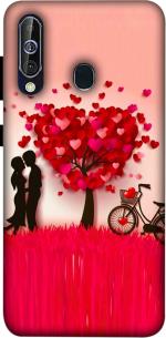 Faybey Samsung Galaxy A60, Samsung A60 White Plastic Hard Case Back Cover