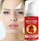 KURAIY REAL Facial Cleanser Oil Control Foaming Cream Hydrating Oil Free Foaming Face Wash For Sensitive Oily Dry Skin Unisex Use