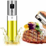 Zoroba Oil Sprayer for Cooking, Olive Oil Spray Mister, 100ml Oil Dispenser Bottle with Funnel for Cooking Air Fryer, BBQ, Salad, Baking, Roasting, Grilling