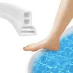 Hasthip White Rubber Barrier For Water, Shower Threshold, Walking In Shower, Overhead System, Dry And Wet Separation