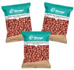 Shrego Jumbo Raw Peanut, Desi Singdana, Red Peanuts, 1050G (3X350G Vacuum Packed)