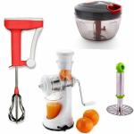 ODD M EVEN Quick and Handy Chopper, Blender, Masher, Juicer Kitchen Tool Set