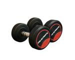 Healthex Black Rubber Dumbbells, 10
