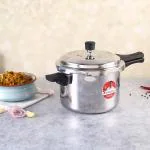 Wonderchef Nigella Tri-Ply Outer Lid Pressure Cooker 5L, 5 Years Warranty