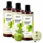 Richfeel Green Apple Shampoo For Dry & Damaged Hair | Anti Dandruff | Promotes Healthy, Shiny and Glossy Hair | Nourishes Scalp | Makes Hair Soft & Smooth | All Skin Types | 500 ml (Pack of 3)