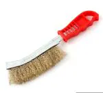 Ashmen Multi-Purpose Stainless Steel Wire Brush with Long Handle for Cleaning Rust | Rust and Paint Remover Brush, Wire Brush for Cleaning Metal - Pack of 1