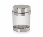 Sizzle Galaxy Transparent Stainless Steel See Through Container 140 ml (Set of 3)