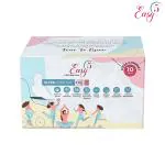 Easy 5 Natural Sanitary Pad for Women | Ultra Thin Sanitary Pads I Rash Free Anion Chip | For All Skin Type | Free Disposal Cover | Size XXL (Pack of 1) 10 Pads, with 2 Panty Liners Free Every Box |