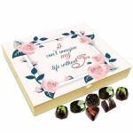 Chocholik Gift Box - I Can't Imagine My Life Without You Chocolate Box - 20pc
