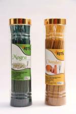 RJTS mogra and chandan Incense Sticks Containing Natural Extracts, Low Smoke, Long-Lasting Agarbatti For Pooja, Mediatation & Negative Energy Remover Dhoop Batti(PACK OF 2)