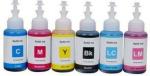 GPN PRINT Refill Epson L805 Ink Tank PrInter 6 Colors 70 ml Each Black and Black and Tri Color Combo Ink Bottle (Pack of 6)