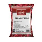 SUVIDHI Red and Hot Teja Chilli Whole 1kg ( Lavangi Mirchi )