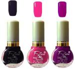 OUR Beauty Multicolor Extra Shine Long Wear Durable Nail Polish Nv84, 18 ml (Pack Of 3)