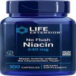 Life Extension No Flush Niacin 640 mg, 100 capsules