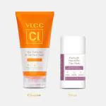 VLCC Clinic Age Perfect Combo - Skin Clarifying De-Tan Face Wash - 150 ml & ProYouth Macrofilm Clay Mask - 50 g