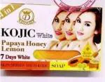 BEAUTY KINGDOM - Kojic White Papaya Honey Lemon Soap,(100 g)