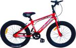 Foxglove Darkfox 20T Glossy Red Power Brake For Age 5 To 10 Yrs 90 Percent Fitted 20 T Fat Tyre Cycle, Single Speed (Red)
