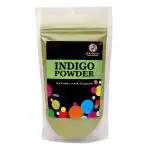 JOrganics 100% Herbal Indigo Powder for Natural Hair Coloring, Organic Indigo Powder Protects hair from Damage